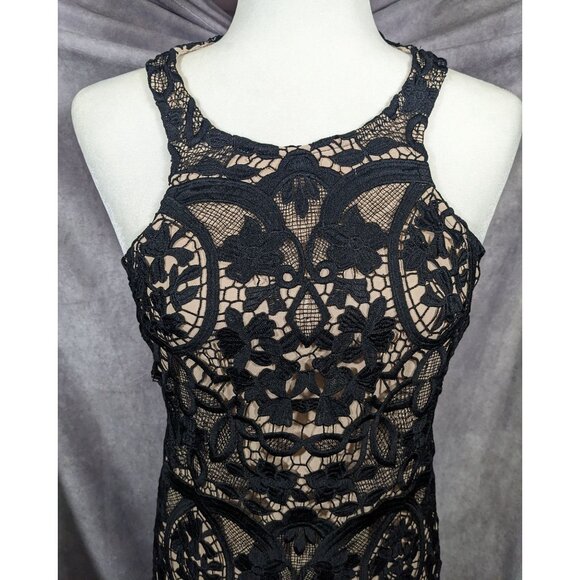 Lovers + Friends Caspian Black Lace Mini Shift Dress Size XS - Picture 7 of 9